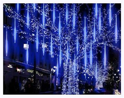 180 Λαμπάκια LED 4μ. Ψυχρό Λευκό Μπαταρίας τύπου Μετεωρίτης 1τμχ Aca