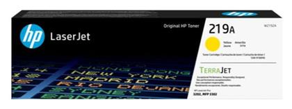 HP 219A Γνήσιο Toner Laser Εκτυπωτή Κίτρινο 1200 Σελίδων (W2192A)