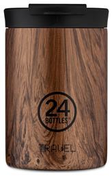 24Bottles Travel Tumbler Δοχείο Φαγητού Θερμός Inox Καφέ