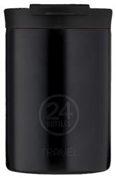 24Bottles Travel Tumbler Δοχείο Φαγητού Θερμός Inox Μαύρο