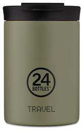 24Bottles Travel Tumbler Δοχείο Φαγητού Θερμός Inox Πράσινο