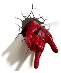 3DLightFX Παιδικό Φωτιστικό Πλαστικό Spiderman Hand από το E-gadgets