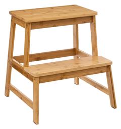 5Five MOD Premium Series Bamboo Σκαλοσκαμπό Ξύλινο 2 Σκαλιών 47cm