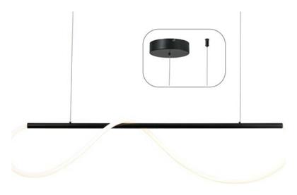 Aca Kyma LED Κρεμαστό Φωτιστικό Μαύρο 120x6x210εκ.
