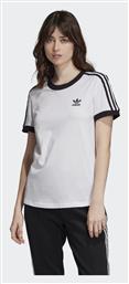 Adidas 3 Stripes Γυναικείο Αθλητικό T-shirt Λευκό