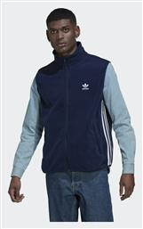 Adidas Adicolor Ανδρική Ζακέτα Fleece με Φερμουάρ Navy Μπλε