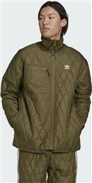 Adidas Adicolor Classics Quilted Archive Ανδρικό Χειμωνιάτικο Μπουφάν Focus Olive