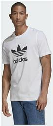 Adidas Adicolor Classics Trefoil Ανδρικό T-shirt Λευκό με Λογότυπο