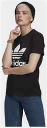 Adidas Adicolor Classics Trefoil Γυναικείο Αθλητικό T-shirt Μαύρο