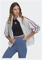 Adidas Adicolor Tricolor Japona Γυναικείο Αθλητικό Μπουφάν Dash Grey