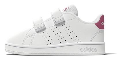 adidas Advantage Παιδικά Sneakers Cloud White / Real Pink / Core Black