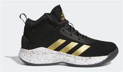 adidas Cross Em Up 5 K Μπάσκετ Core Black / Gold Metallic / Cloud White