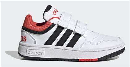 Adidas Αθλητικά Παιδικά Παπούτσια Μπάσκετ Hoops 3.0 CF με Σκρατς Λευκά