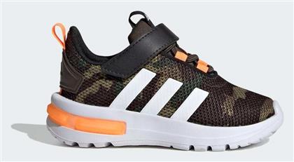 Adidas Racer TR23 Αθλητικά Παιδικά Παπούτσια Running με Σκρατς Shadow Olive / Cloud White / Screaming Orange