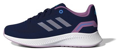 Adidas Αθλητικά Παιδικά Παπούτσια Running Runfalcon 2.0 K με Κορδόνια Dark Blue / Matt Purple Met. / Pulse Lilac