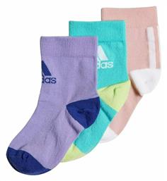 adidas Αθλητικές Παιδικές Κάλτσες Μακριές Performance Πολύχρωμες 3 Ζευγάρια