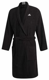 Adidas Cotton Bathrobe FS3373 Μπουρνούζι Κολυμβητηρίου Ενηλίκων Μαύρο από το Cosmossport