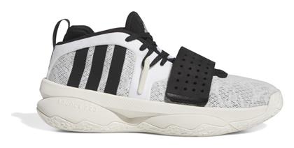 adidas Dame 8 Extply Ψηλά Μπασκετικά Παπούτσια Λευκά