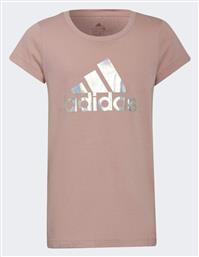 Adidas Dance Metallic Παιδικό T-shirt Ροζ