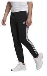 adidas Essentials 3 Stripes Jogger Παντελόνι Μαύρο