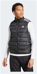 adidas Essentials 3-Stripes Light Down Μπουφάν Puffer Μαύρο