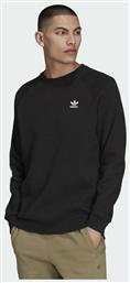 Adidas Essentials Trefoil Ανδρικό Φούτερ Fleece Μαύρο