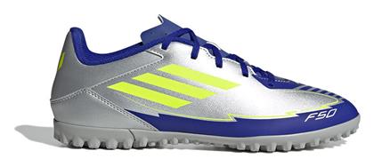 adidas F50 Club Messi Ποδοσφαιρικά Παπούτσια με Σχάρα TF Ασημί