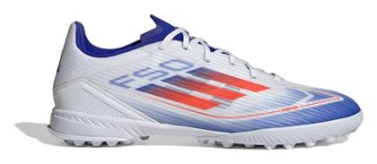 adidas F50 League Ποδοσφαιρικά Παπούτσια με Σχάρα Cloud White / Solar Red / Lucid Blue