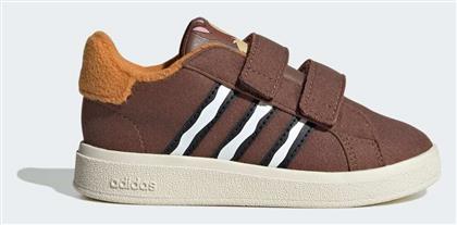 adidas Grand Court Παιδικά Sneakers Καφέ