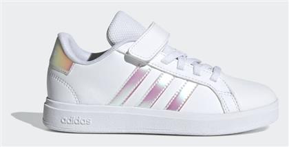 adidas Grand Court Παιδικά Sneakers Λευκά