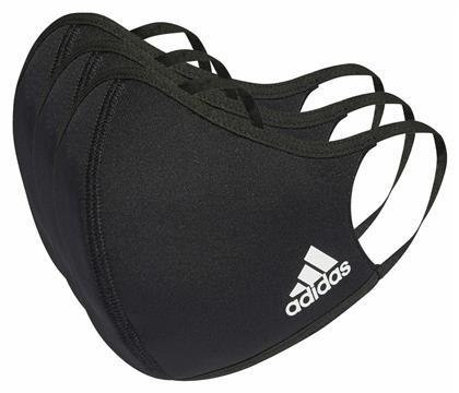adidas Μάσκα Προστασίας Υφασμάτινη M/L Μαύρη H08837 3τμχ