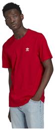 Adidas Originals Essential Ανδρικό T-shirt Κόκκινο Μονόχρωμο