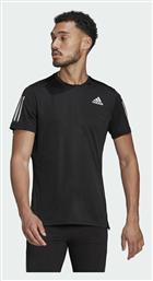 Adidas Own The Run Ανδρικό T-shirt Black / Reflective Silver Μονόχρωμο