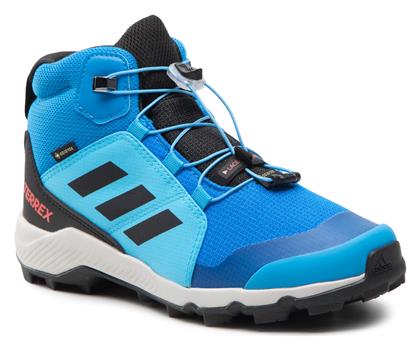 adidas Παιδικά Μποτάκια Πεζοπορίας Terrex Mid Gtx K Jr Αδιάβροχα Μπλε