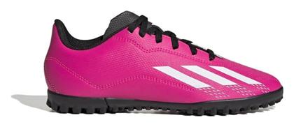 adidas Παιδικά Ποδοσφαιρικά Παπούτσια Speedportal 4 με Τάπες Shock Pink