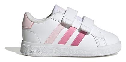 Adidas Παιδικά Sneakers Grand Court 2.0 με Σκρατς White / Pink