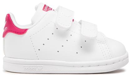 Adidas Παιδικά Sneakers Stan Smith με Σκρατς Cloud White / Bold Pink