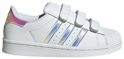 Adidas Παιδικά Sneakers Superstar CF με Σκρατς Cloud White