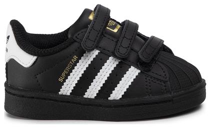 Adidas Παιδικά Sneakers Superstar με Σκρατς Core Black / Cloud White / Core Black