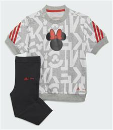 Adidas Παιδικό Σετ με Κολάν Χειμερινό 2τμχ Γκρι x Disney Mouse