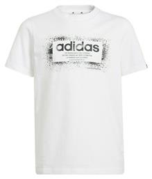 Adidas Παιδικό T-shirt για Αγόρι Λευκό Gfx Tee 1