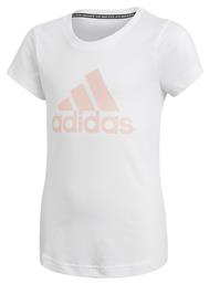 Adidas Παιδικό T-shirt για Κορίτσι Λευκό Must Haves Badge of Sport Tee