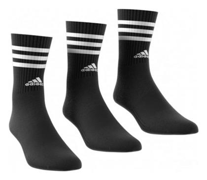 adidas Performance 3-Stripes Cushioned Αθλητικές Κάλτσες BLACK-WHITE