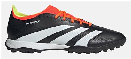 adidas Predator 24 League TF Χαμηλά Ποδοσφαιρικά Παπούτσια με Σχάρα Core Black / Cloud White / Solar Red