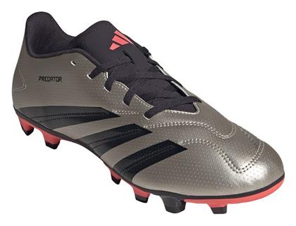 adidas Predator Club FxG Χαμηλά Ποδοσφαιρικά Παπούτσια με Τάπες Ασημί