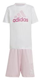 Adidas Σετ Καλοκαιρινό 2τμχ Λευκό Essentials Logo Tee