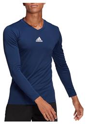 Adidas Team Base Ανδρική Μπλούζα Μακρυμάνικη Navy Μπλε