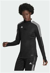 Adidas Tiro 21 Training Μακρυμάνικη Γυναικεία Αθλητική Μπλούζα Μαύρη