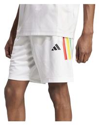 adidas Tiro Ανδρική Βερμούδα White, Grey One, Vivid Red