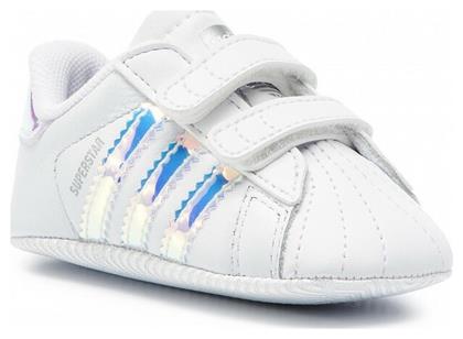 adidas Βρεφικά Sneakers Αγκαλιάς Λευκά Superstar